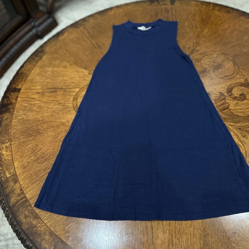 American Eagle Dress XXS Navy‎ Blue Minimalist Soft Life - Picture 6 of 9